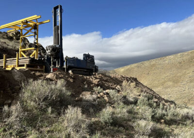 Lithium exploration drilling in Winnemucca, Nevada